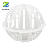 Plast Tri-Pak kuglepakning til vandbehandling